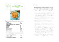 Aziatische salade Kip, rijstvermicelli & rauwkost