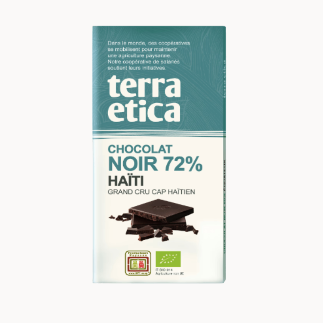 72% Pure Chocoladereep - terra etica