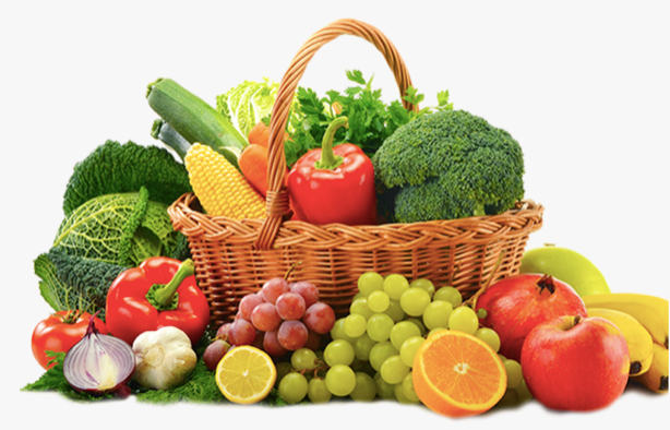 Panier de fruits et légumes 4p