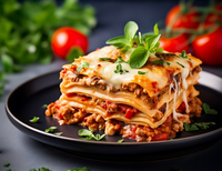 Lasagne met groenten  & rundgehakt