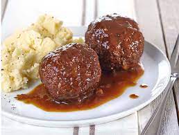 Purée de pommes de terre (1kg) et boulettes liégeoises express