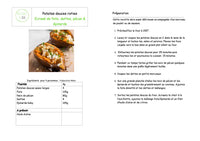 Geroosterde zoete aardappelen Crumble met feta, dadels, pecannoten & spinazie