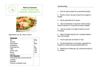Maaltijd Kipsalade Avocado, tomaten, spek, komkommer, pijnboompitten...