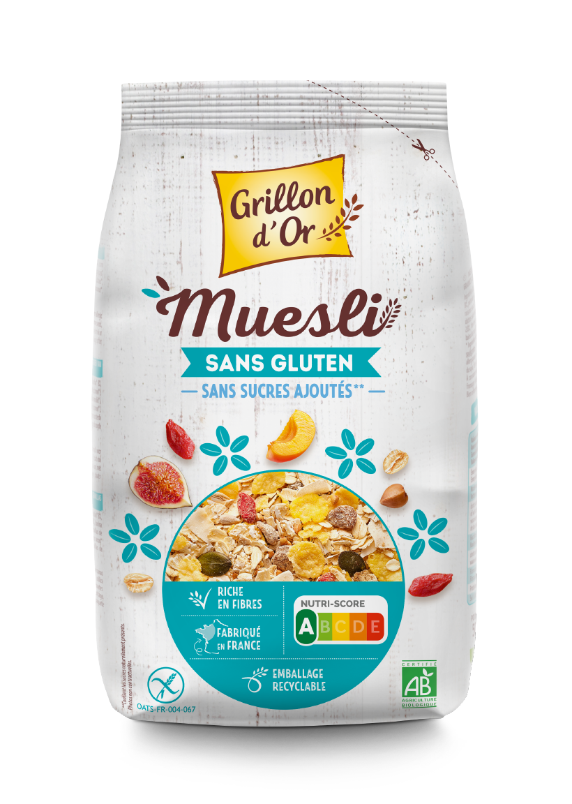 Muesli aux fruits sans gluten 500g