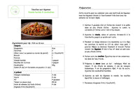 Noedles met groenten ( brocoli, paprika, wortels...) Gehakt & pinda’s