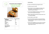 Geroosterde zoete aardappelen Crumble met feta, dadels, pecannoten & spinazie