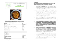 Kip & mango chutney tajine Couscous & bonen