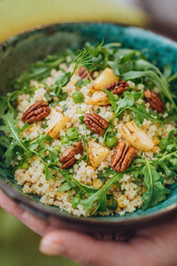 Boulgour met venkel Rucola, pecannoten & parmzaansekaas