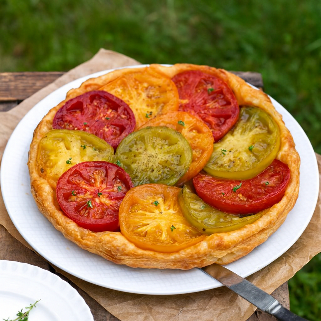 Tatin met oude tomaten soorten