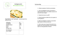 Aardappel gratin Met spinazie en eieren
