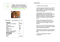 Boulgour aux tomates cerises, aubergines (ou courgettes) & yaourt au citron