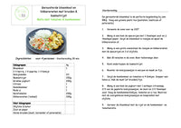 Chou-fleur et pois chiches rotis aux épices & riz basmati
Raïta de tomates et concombre
